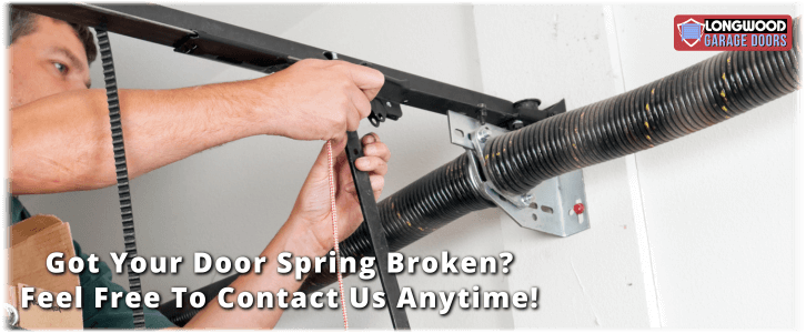 Broken Garage Door Spring Longwood FL